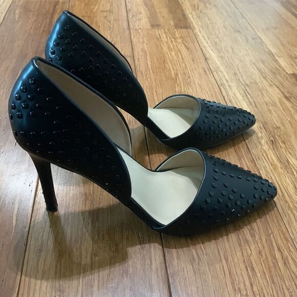 French Connection ‘Forever’ Black Studded Pumps – Size 10 - Picture 11 of 15